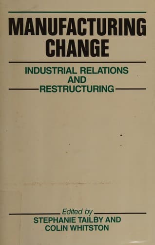Tapa de Manufacturing change