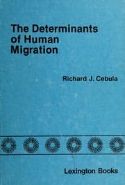 Tapa de The determinants of human migration