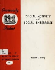 Tapa de Social activity and social enterprise