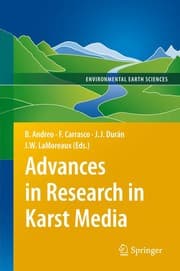 Tapa de Advances in Research in Karst Media
