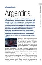 Tapa de The rough guide to Argentina