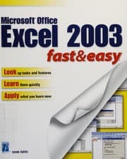 Tapa de Microsoft Office Excel 2003 fast & easy