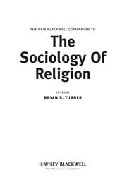Tapa de The new Blackwell companion to the sociology of religion