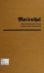 Tapa de Marienthal; the sociography of an unemployed community