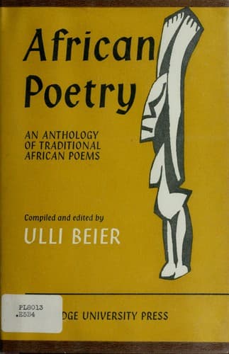 Tapa de African poetry