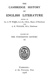 Tapa de The Cambridge history of English literature