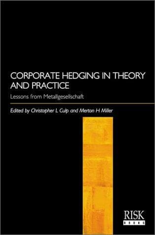 Tapa de Corporate hedging in theory and practice