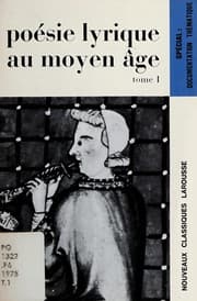 Tapa de La Poésie lyrique au Moyen âge