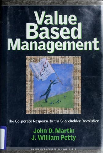 Tapa de Value based management