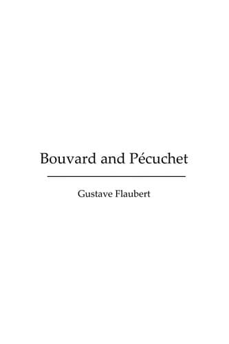 Tapa de Bouvard and Pe cuchet