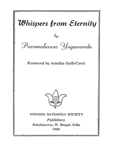 Tapa de Whispers from Eternity