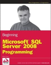 Tapa de Beginning SQL server 2008 programming