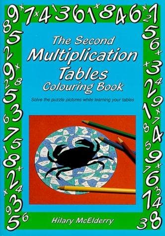 Tapa de The Second Multiplication Tables Colouring Book