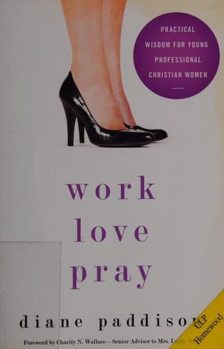 Tapa de Work, love, pray