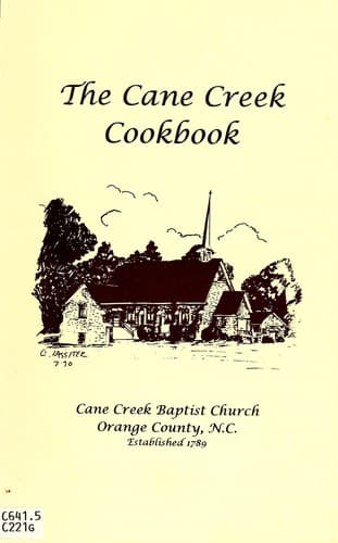 Tapa de The Cane Creek cookbook