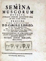 Tapa de Semina muscorum detecta