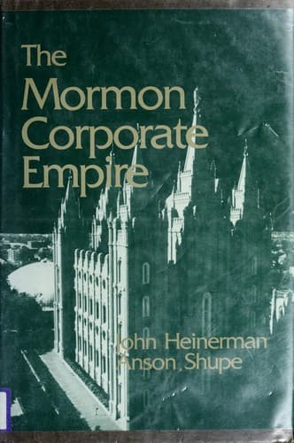 Tapa de The Mormon corporate empire