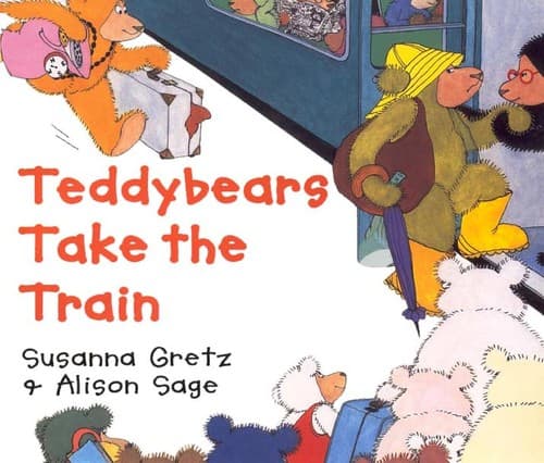 Tapa de Teddybears take the train