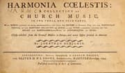 Tapa de Harmonia cœlestis