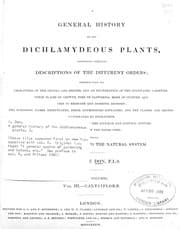Tapa de A general history of the dichlamydeous plants