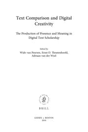Tapa de Text comparison and digital creativity