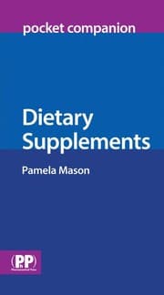 Tapa de Dietary supplements pocket companion