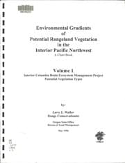 Tapa de Environmental gradients of potential rangeland vegetation in the interior Pacific Northwest