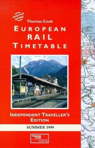 Tapa de Thomas Cook European Rail Timetable (Worldwise)