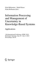 Tapa de Information Processing and Management of Uncertainty in Knowledge-Based Systems. Applications