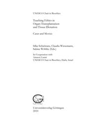 Tapa de Teaching ethics in organ transplantation and tissue donation