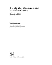 Tapa de Strategic management of e-business