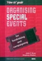 Tapa de Organising Special Events for Fundraising and Campaigning