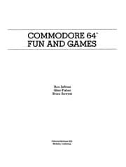 Tapa de Commodore 64 fun and games