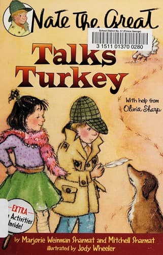 Tapa de Nate the Great Talks Turkey