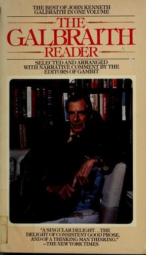 Tapa de Galbraith Reader