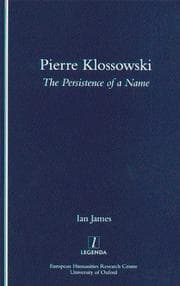 Tapa de Pierre Klossowski