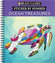 Tapa de Brain Games - Sticker by Number: Ocean Treasures
