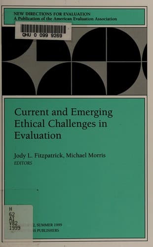 Tapa de Current and emerging ethical challenges in evaluation