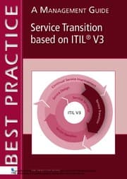 Tapa de Service transition based on ITIL V3