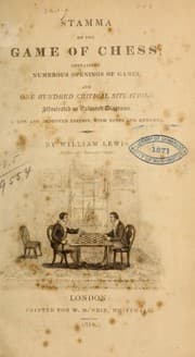 Tapa de Stamma on the game of chess