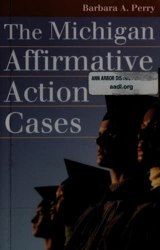 Tapa de The Michigan affirmative action cases