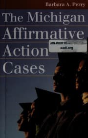 Tapa de The Michigan affirmative action cases