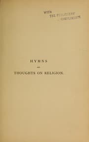 Tapa de Hymns and thoughts on religion