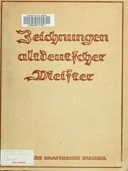 Tapa de Zeichnungen altdeutscher Meister zur Zeit Dürers