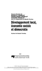 Tapa de Développement local, économie sociale et démocratie