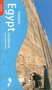Tapa de Footprint Egypt Handbook
