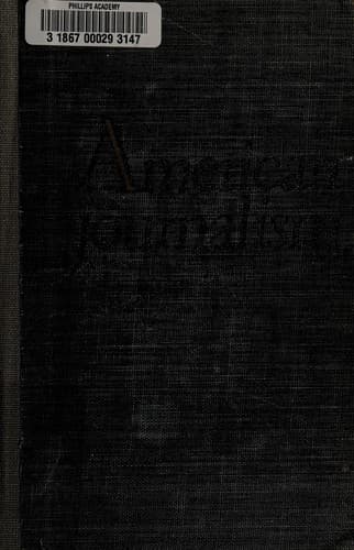 Tapa de American journalism