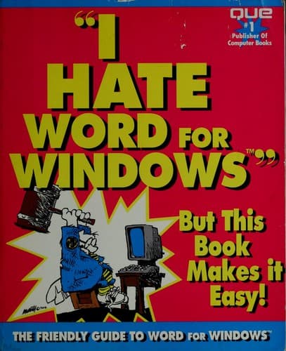 Tapa de I hate Word for Windows