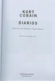 Tapa de DIARIOS (KURT COBAIN)