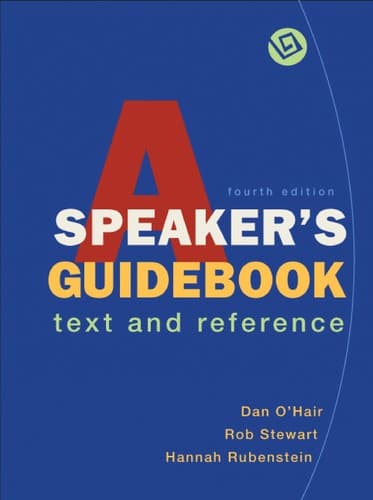 Tapa de Speaker's guidebook